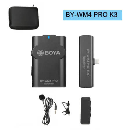 ไมโครโฟนไร้สาย BOYA MICROPHONE BOYA BY-WM4 PRO K3_1
